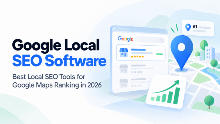 Google local SEO software and the best local SEO tools for Google Maps ranking in 2026