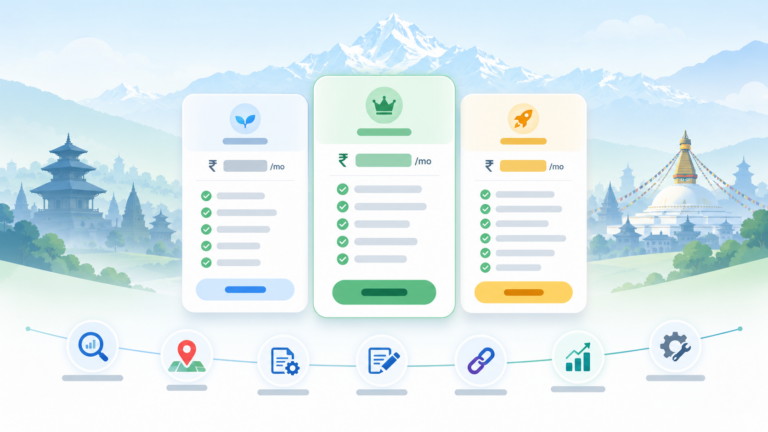 SEO pricing in Nepal and what each monthly plan includes